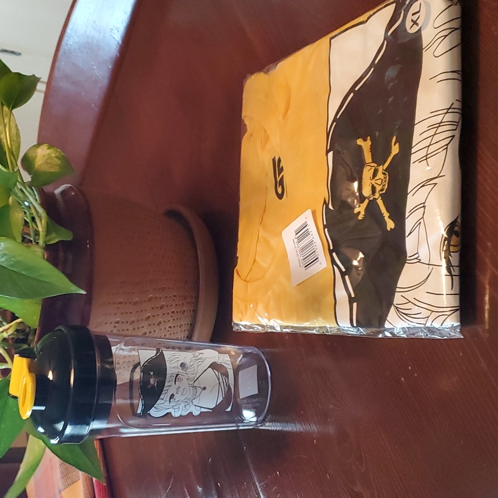 Gamersupps Gg Waifu Pirate Cup Shaker and Matching Shirt Size X-Large